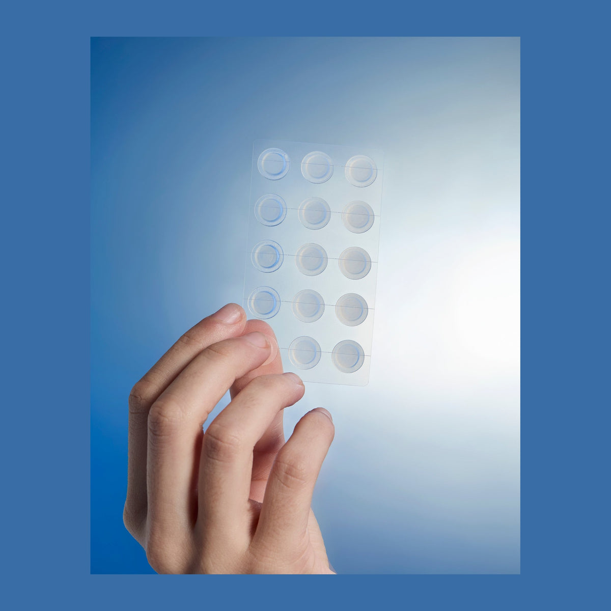 Natio Clear Pimple Patch Kit 27s shown in use