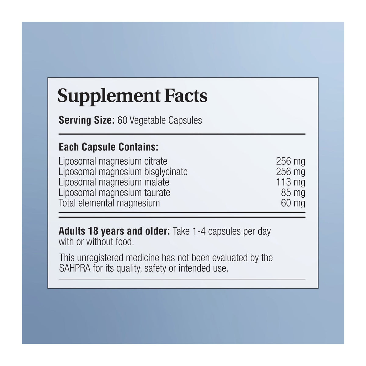 Phytopure Magnesium Complex 60 Capsules by Phytoceutics