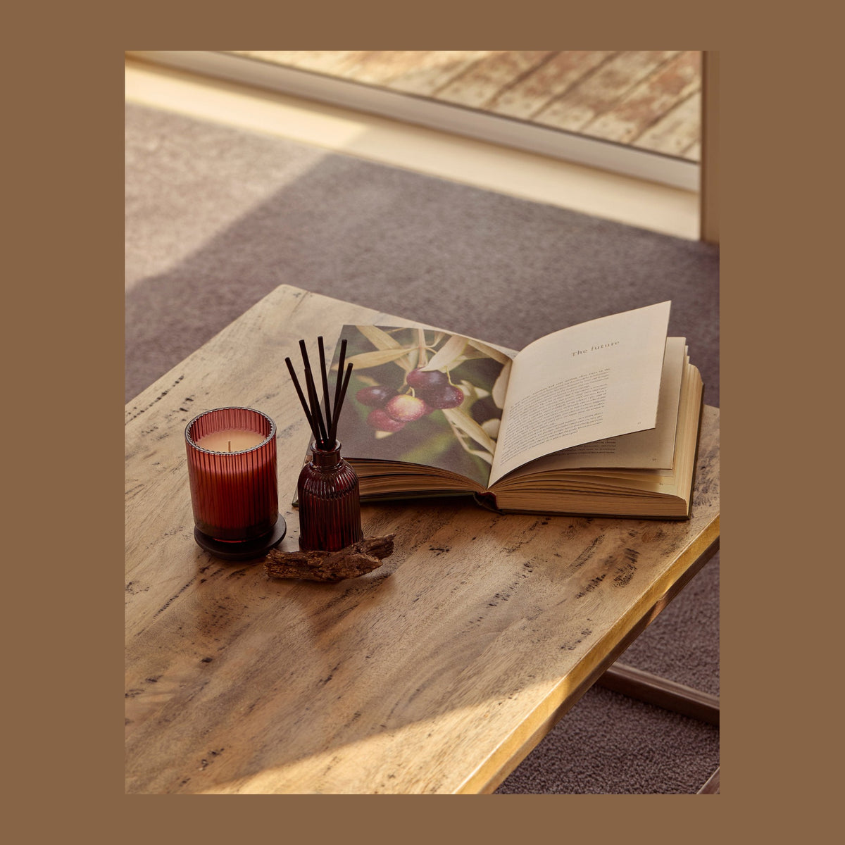 Natio Reed Diffuser Bliss 150ml styled in a set photograph