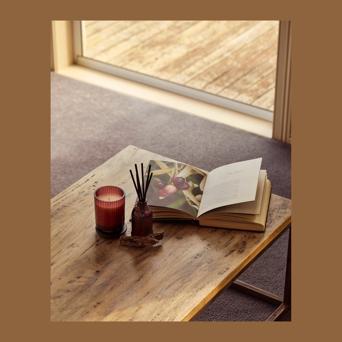 Natio Reed Diffuser Bliss 150ml styled in a set photograph