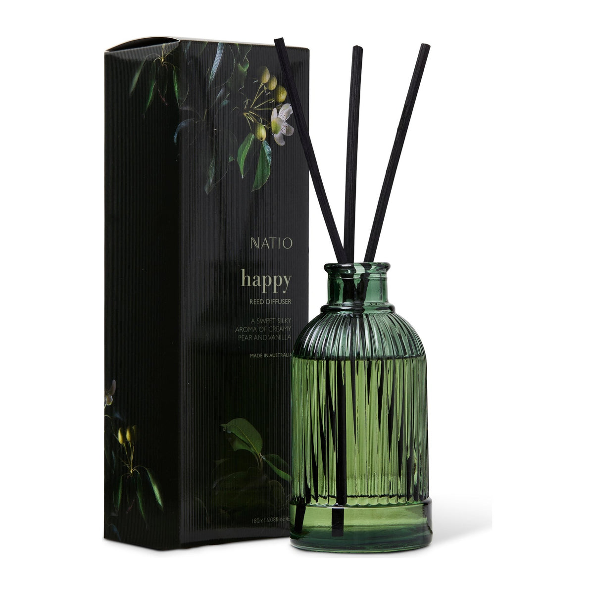 Happy Reed Diffuser 180g by Natio, front of pack