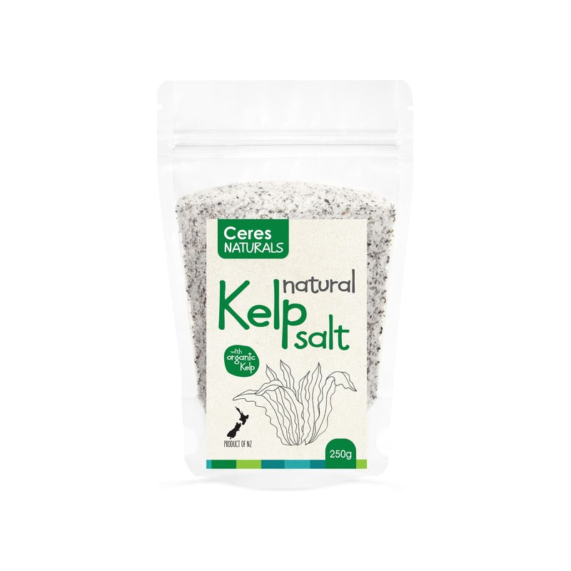 Ceres Naturals Natural Kelp Salt 250g, front of pack