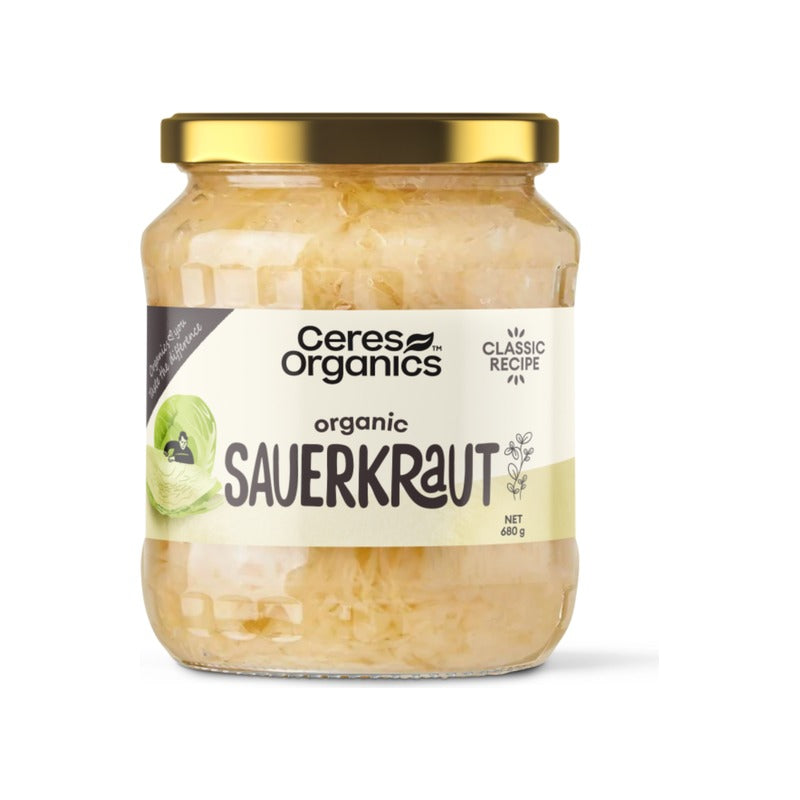 Ceres Organics Organic Sauerkraut 680g, front of pack