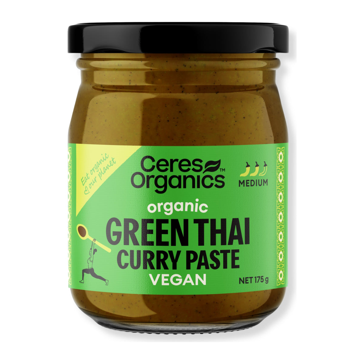 Organic Green Thai Curry Paste, front of pack