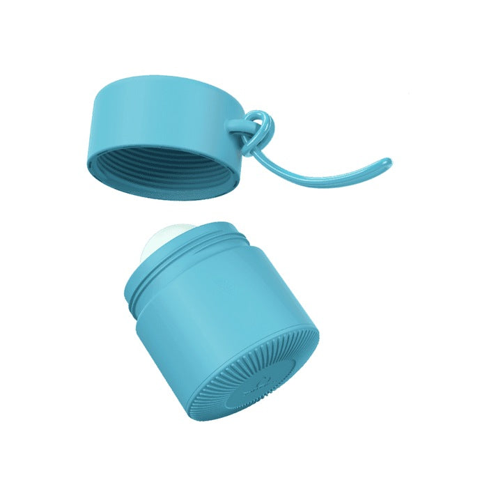 Solmates Sky Blue, with the lid off and the base ready to unscrew