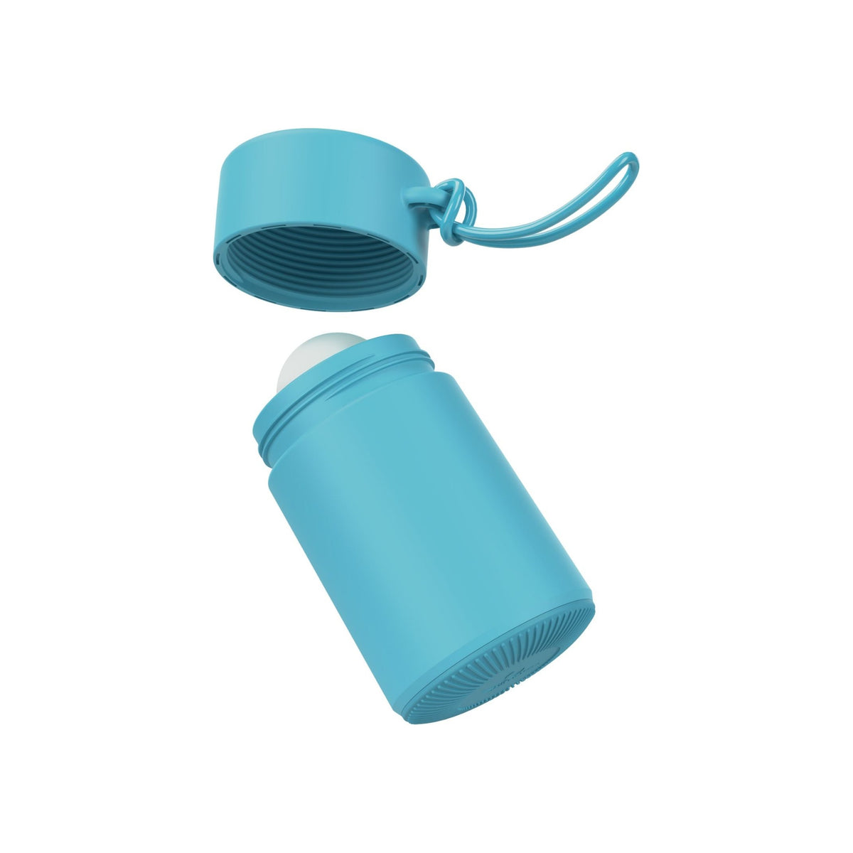 Solmates Sky Blue, with the lid off and the base ready to unscrew