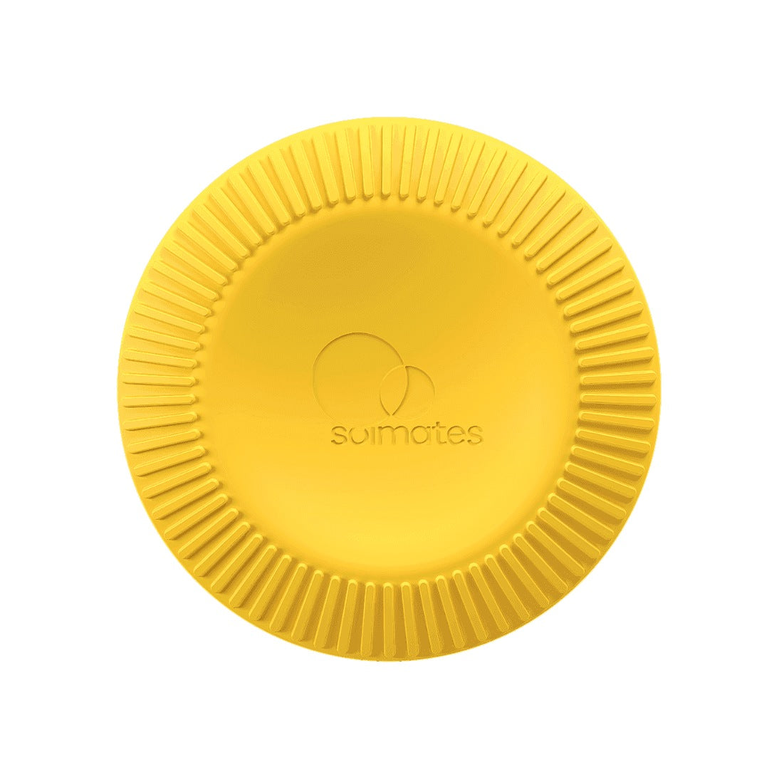 Solmates Sunshine Yellow, open, showing the screw thread
