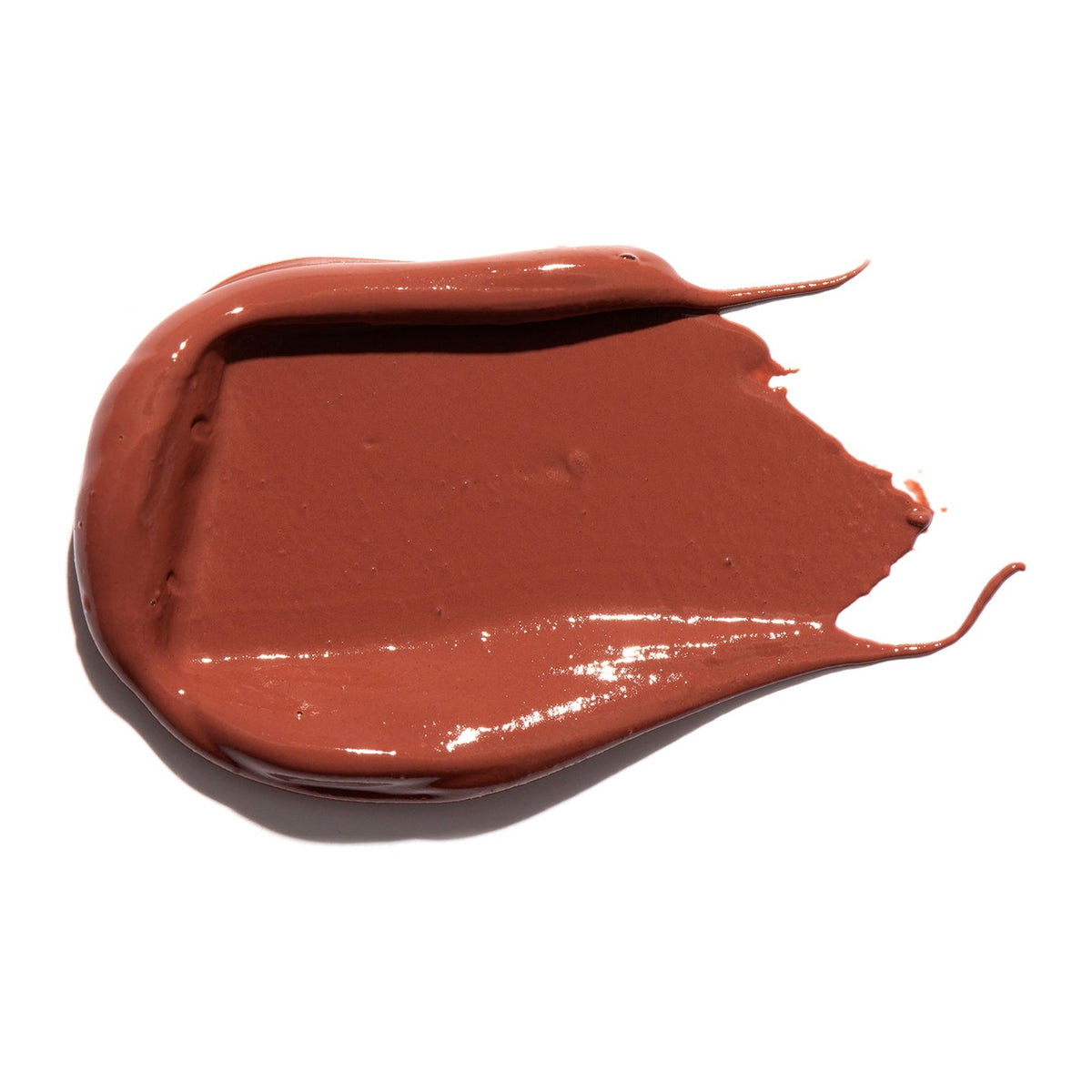 The texture of Natio Lip Colour Sunset swatched