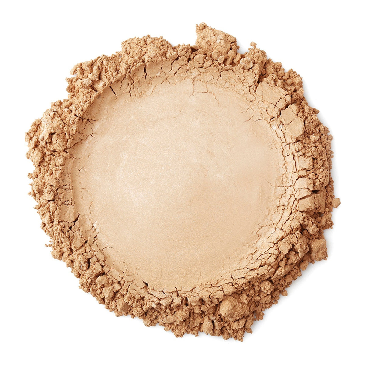 The texture of Natio Pressed Powder Bisque swatched