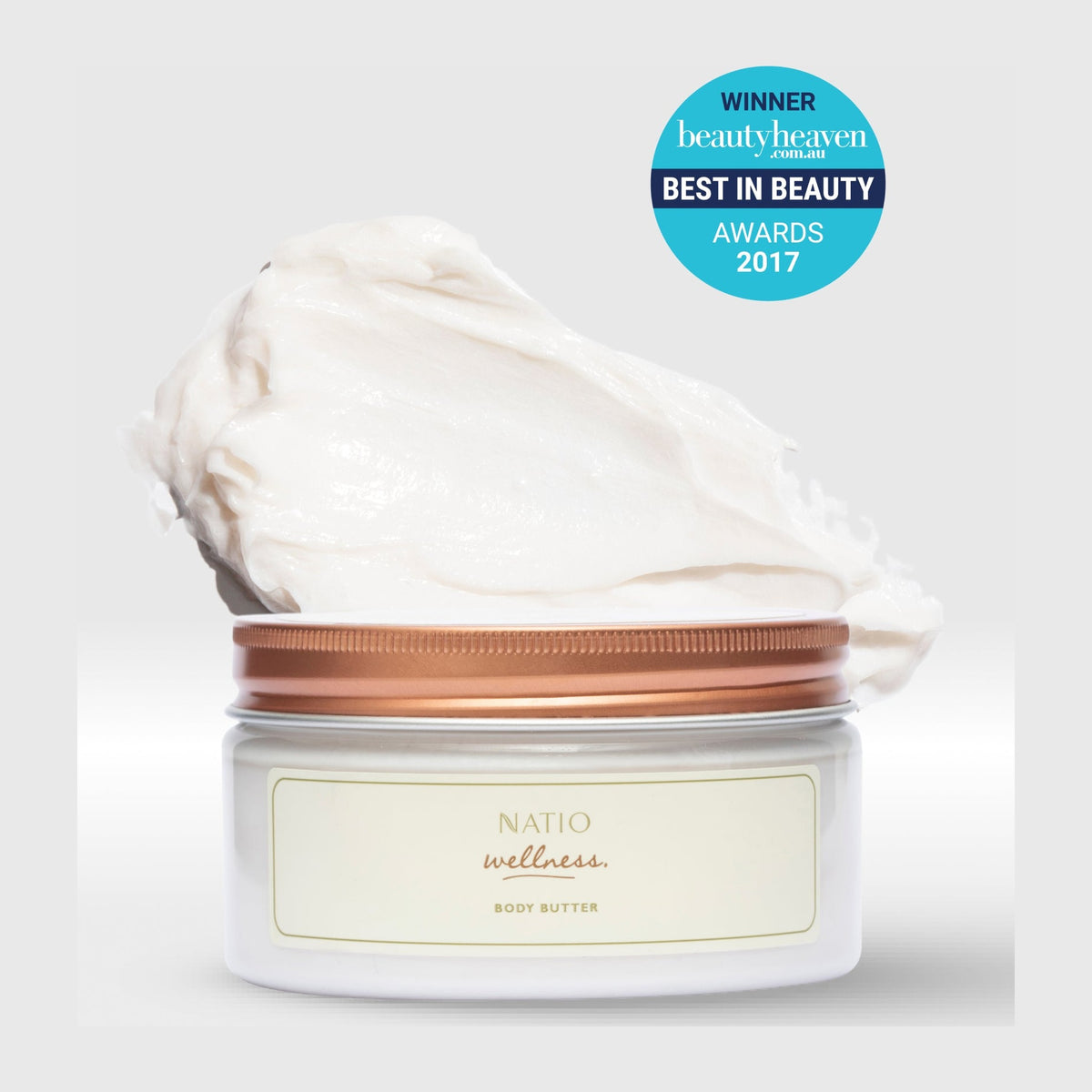 Natio Wellness Body Butter : styled in a set photograph