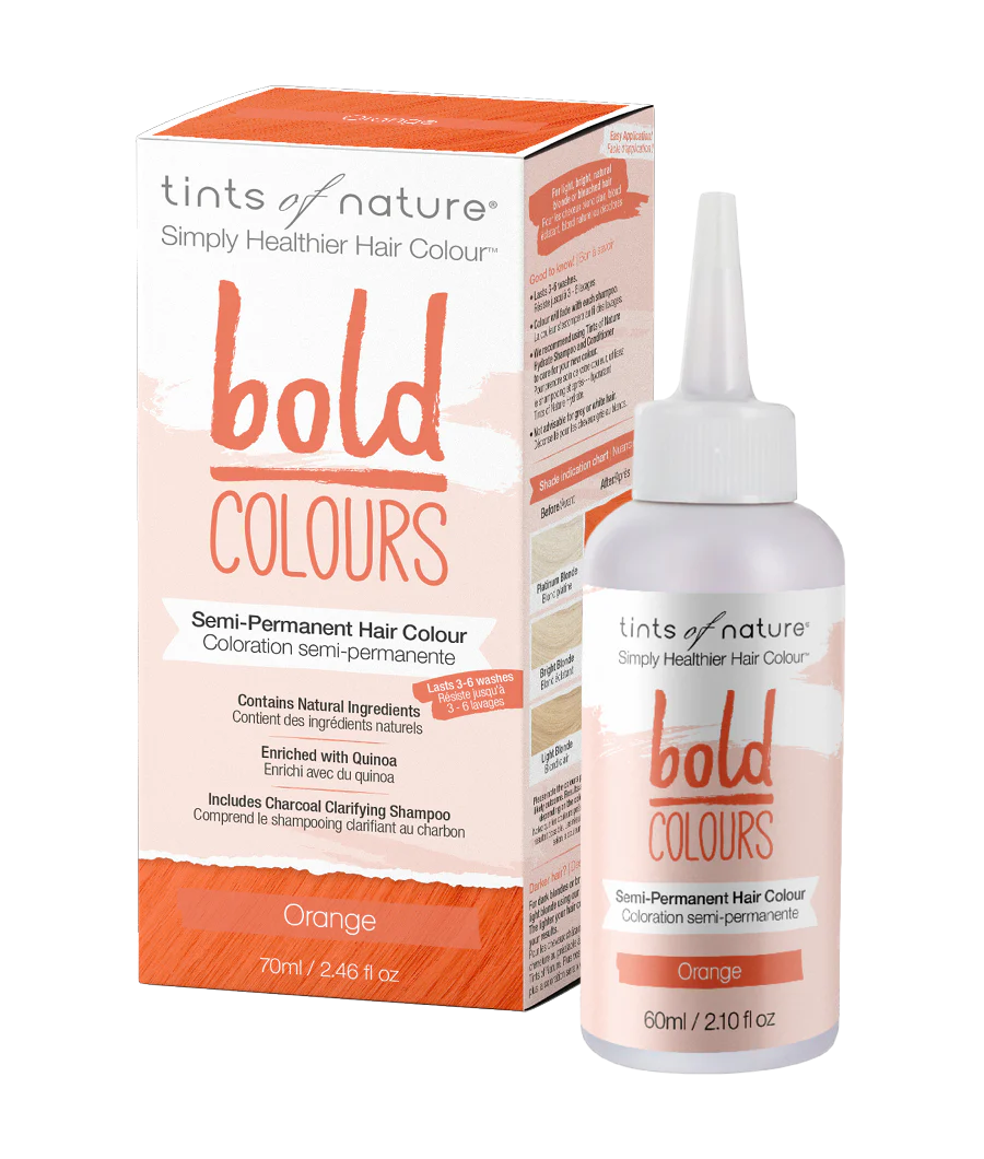 Bold Semi-Permament Hair Colour Orange 70ml-Tints of Nature-Matakana Pharmacy