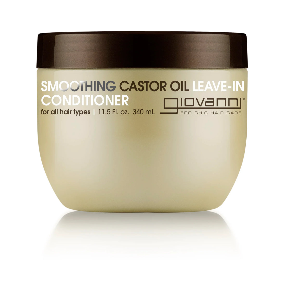 Smoothing Castor Oil Leave In Conditioner 340ml-GIOVANNI-Matakana Pharmacy