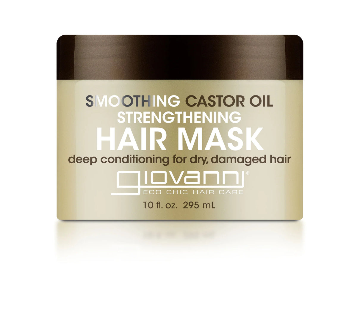 Smoothing Castor Oil Strengthening Hair Mask 295ml-GIOVANNI-Matakana Pharmacy