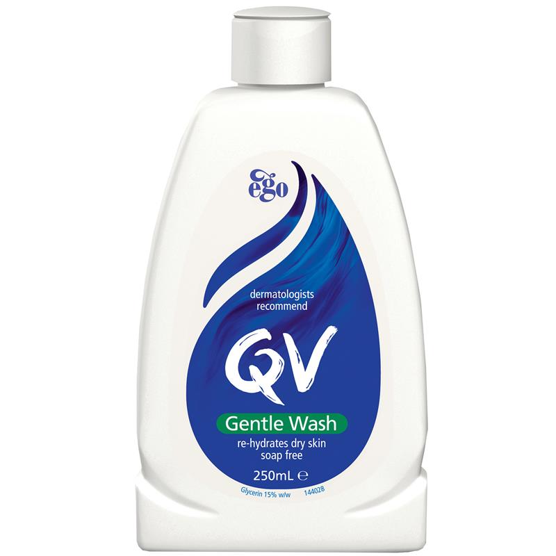 QV Gentle Wash 250ml-EGO-Matakana Pharmacy