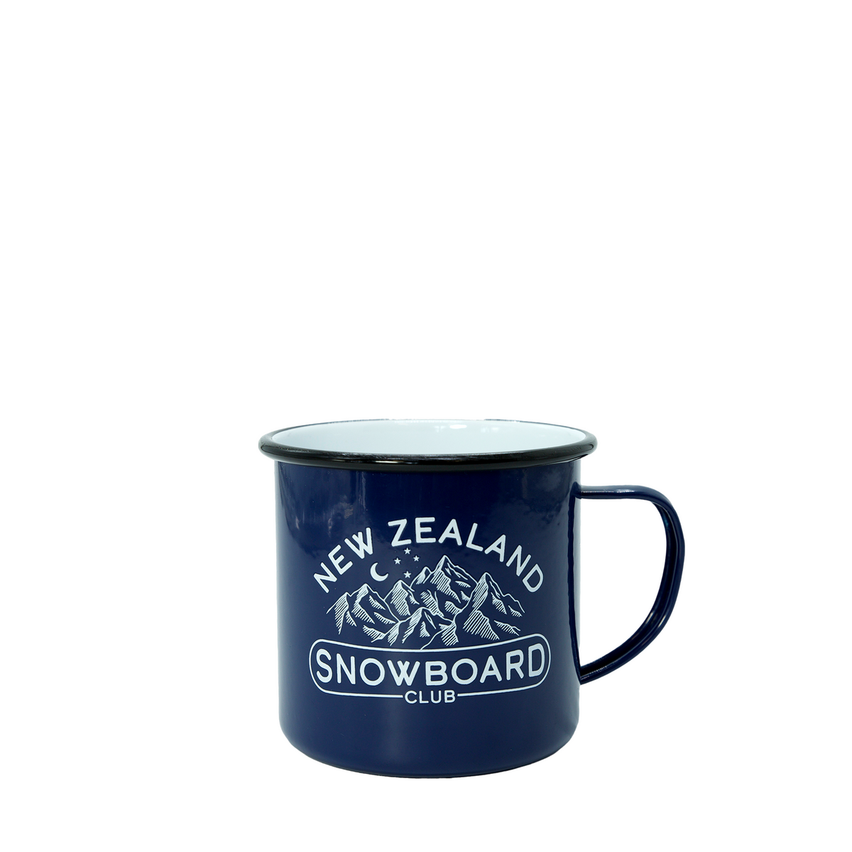 Enamel Mug Small Snowboard Club-Matakana Pharmacy