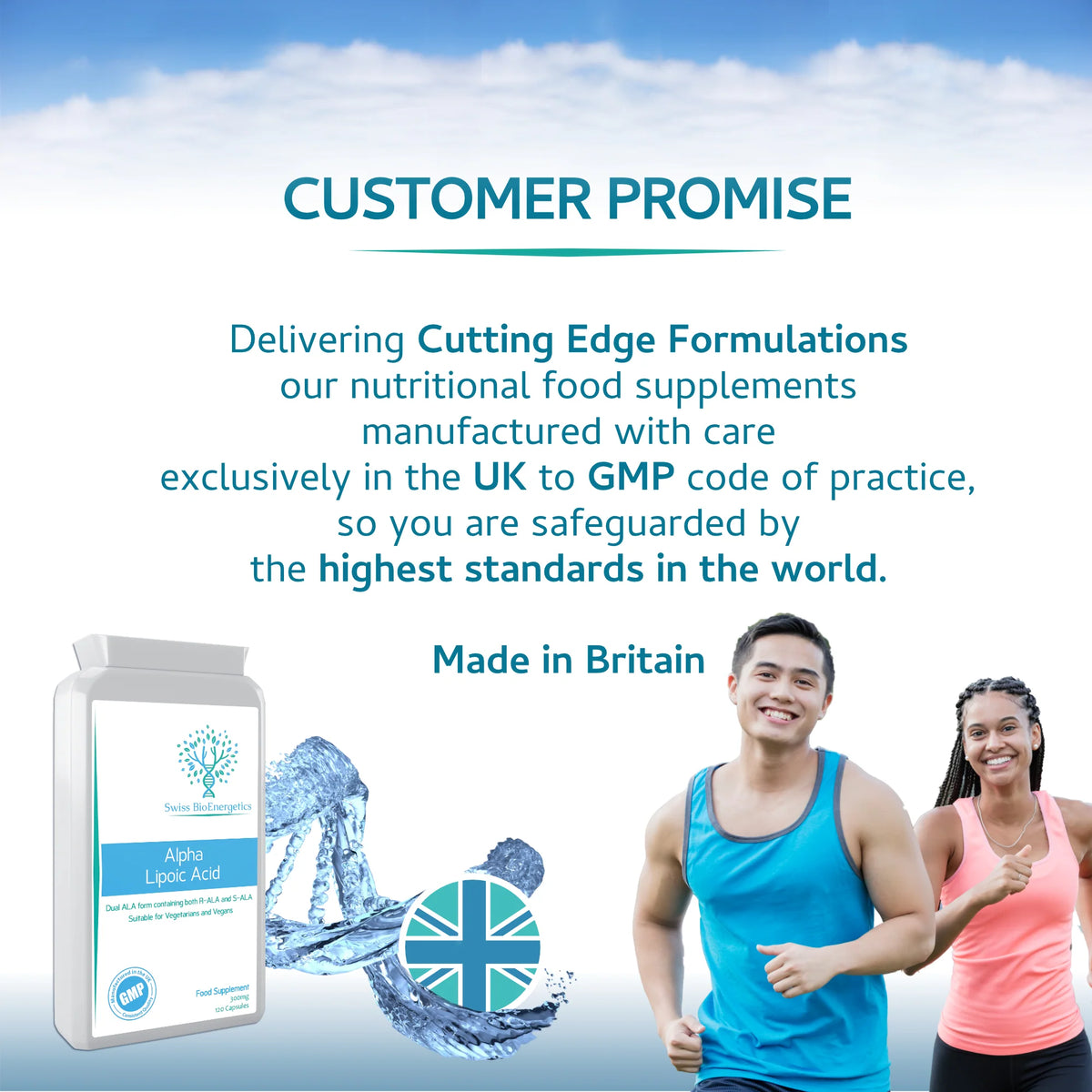Alpha Lipoic Acid Dual Form 300mg 120 Capsules-Swiss Bioenergetics-Matakana Pharmacy
