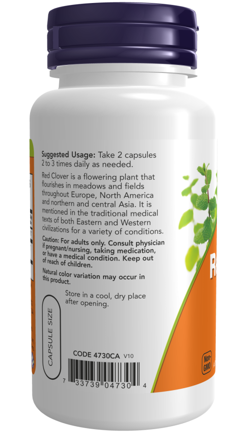 Image of Red Clover 375mg 100caps suggested usage