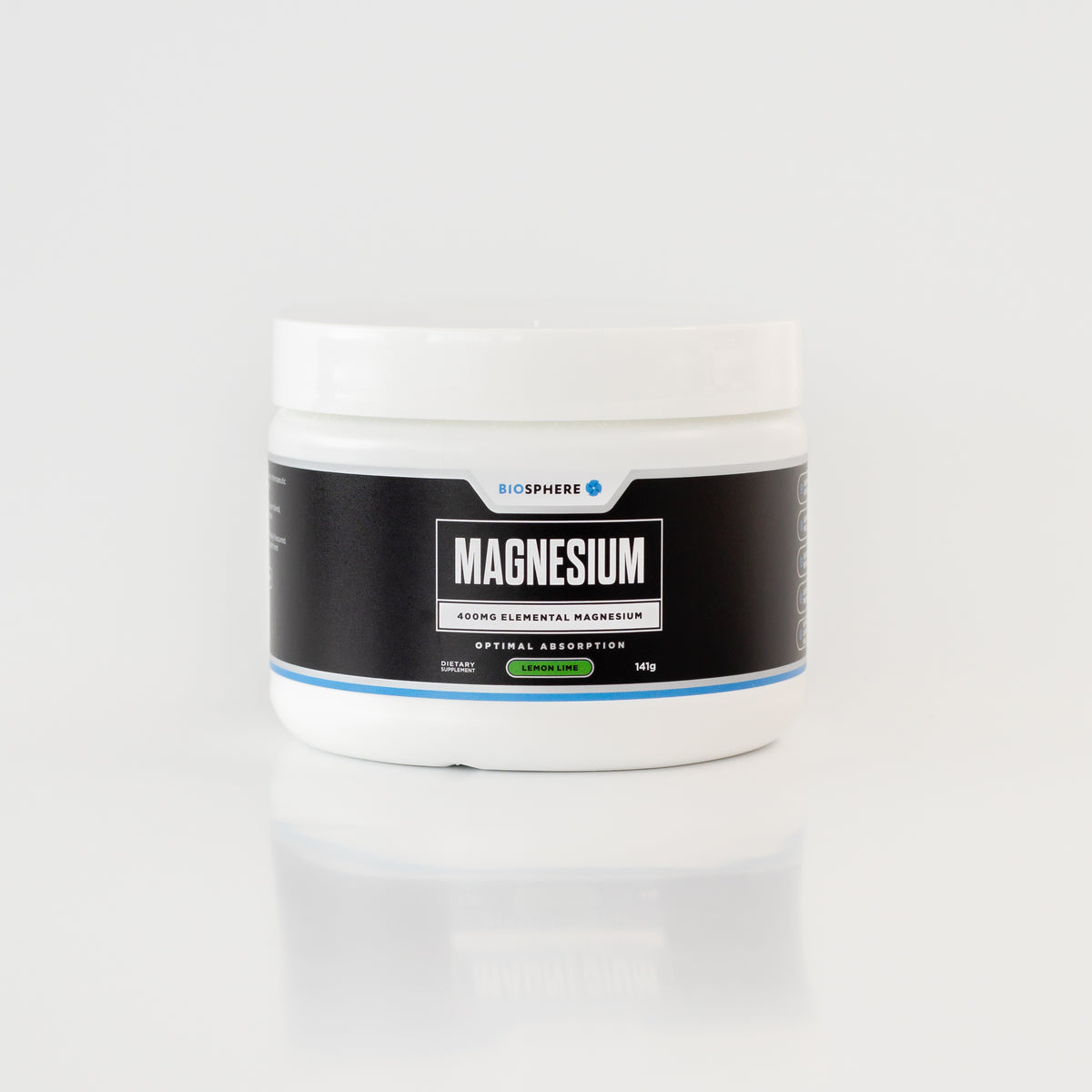 Magnesium Powder Lemon Lime 141g-Biosphere Nutrition-Matakana Pharmacy