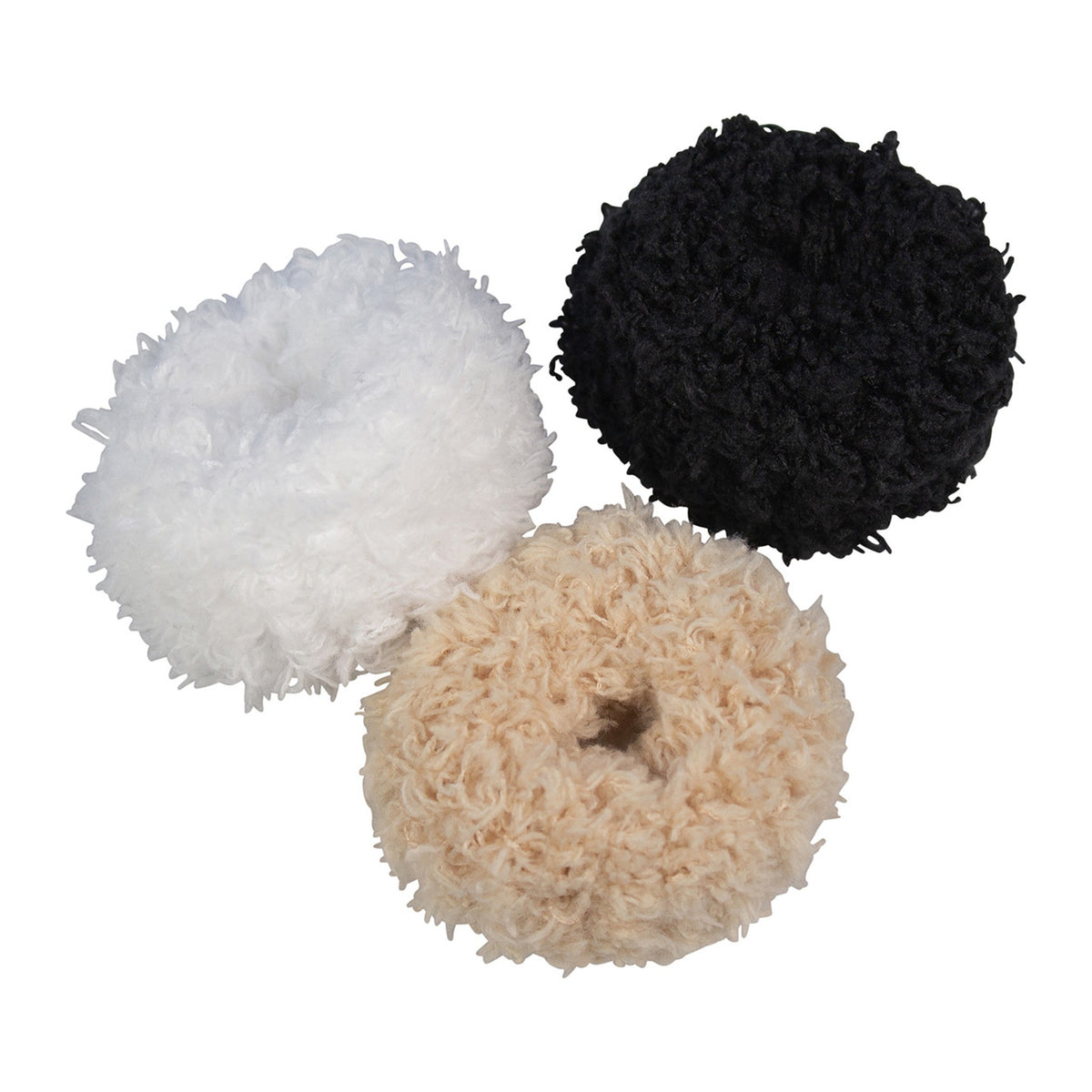 Elastic Ponytailers Biscuit 3 Pack | Mae Hair