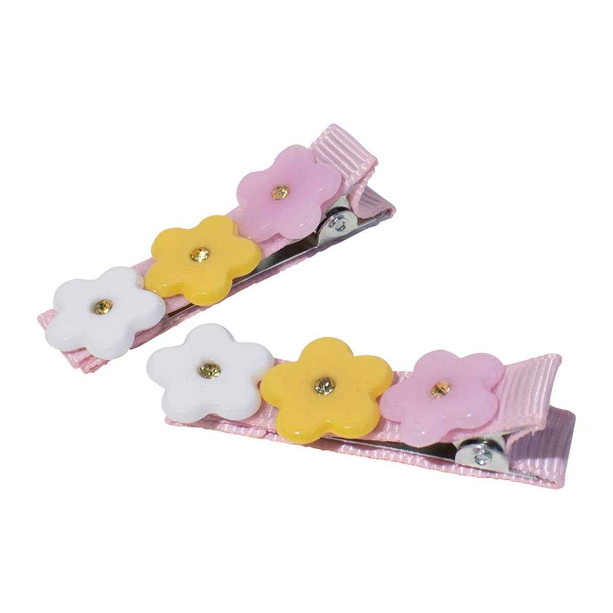 Alligator Clip Daisy Trio 2pk