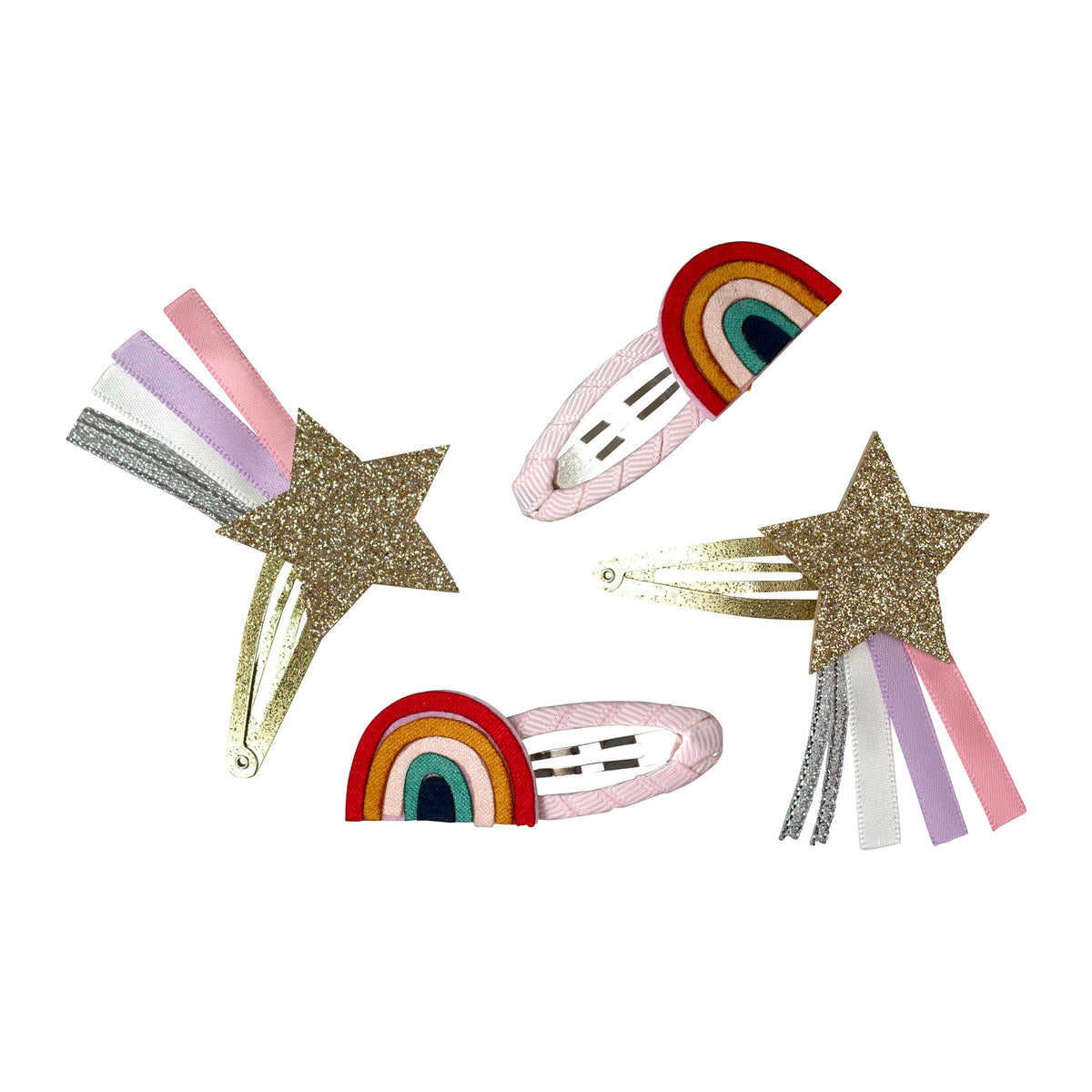 One Touch Clip RB & Stars 4pk