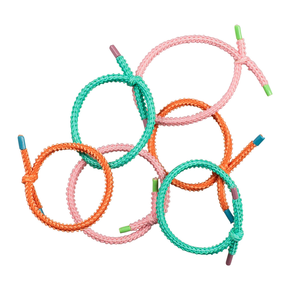 Elastics Bow Sorbet 6 Pack | Mae Hair