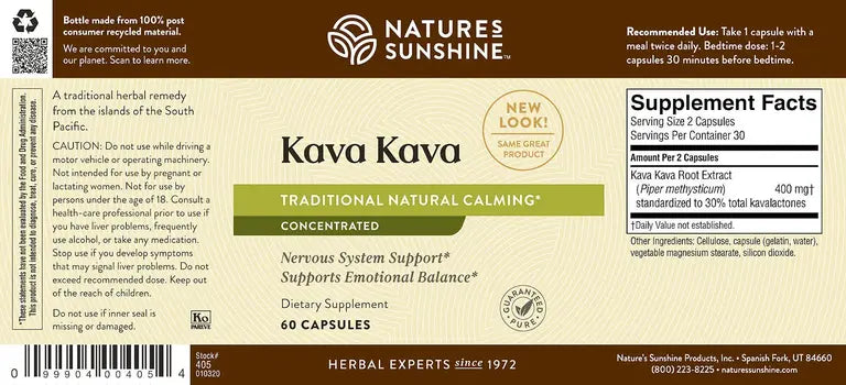 Kava Kava 60-Matakana Pharmacy