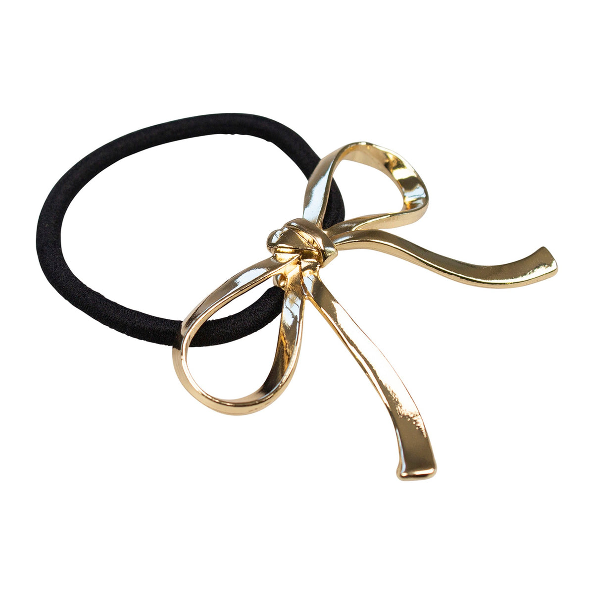Elastic Bow Gold | Adorn Hair