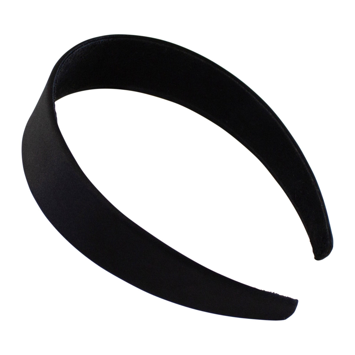 Head Band Matte Satin Black 3.5cm
