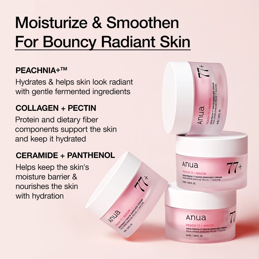 Peach 77% Niacin Enriched Cream 50ml