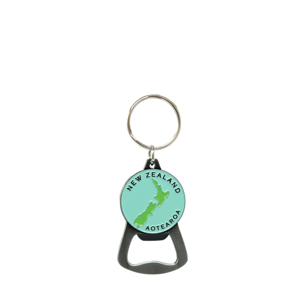 Aotearoa Bottle Opener Keyring-Moana Road NZ-Matakana Pharmacy