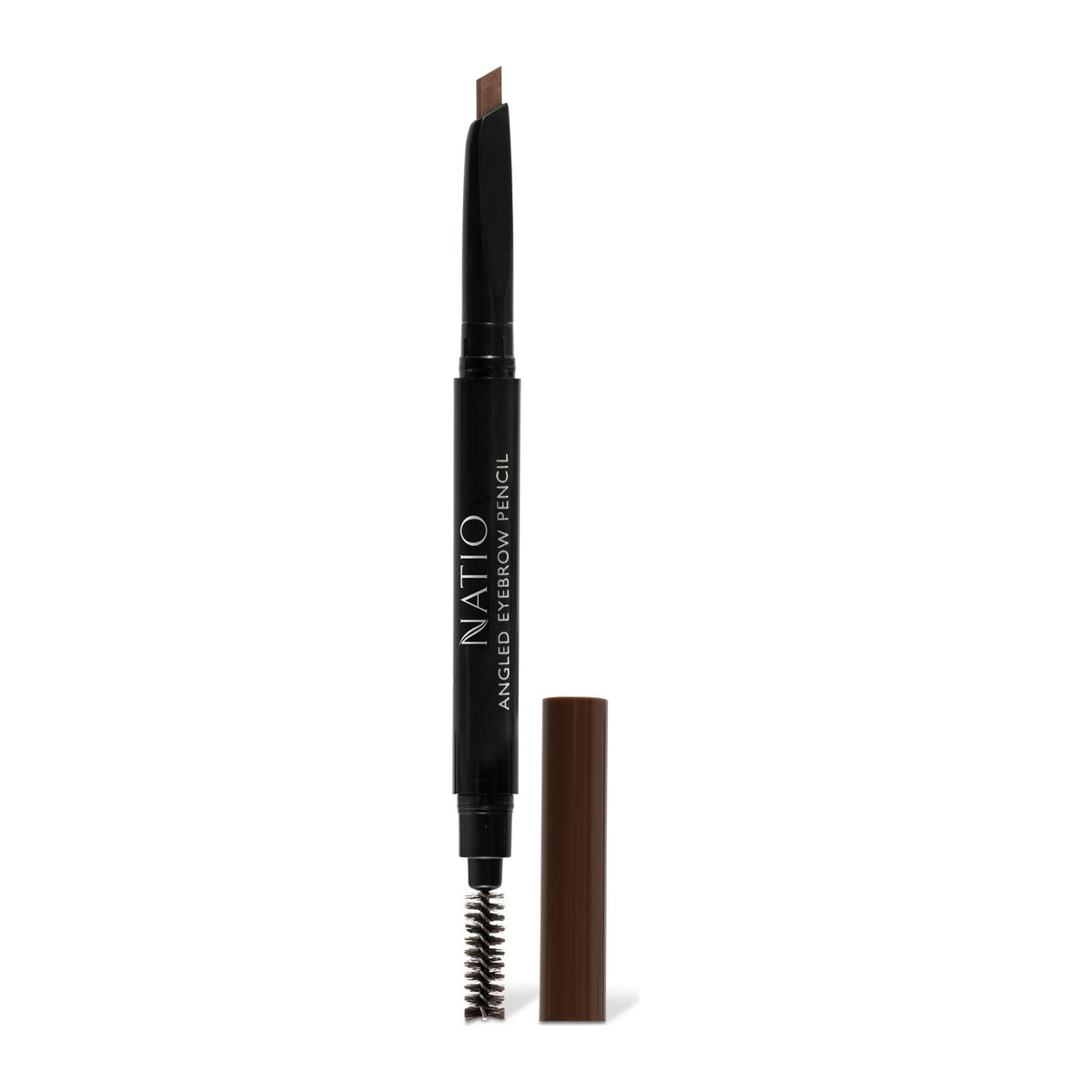 Angled Brow Pencil Dark Brown by Natio, front of pack