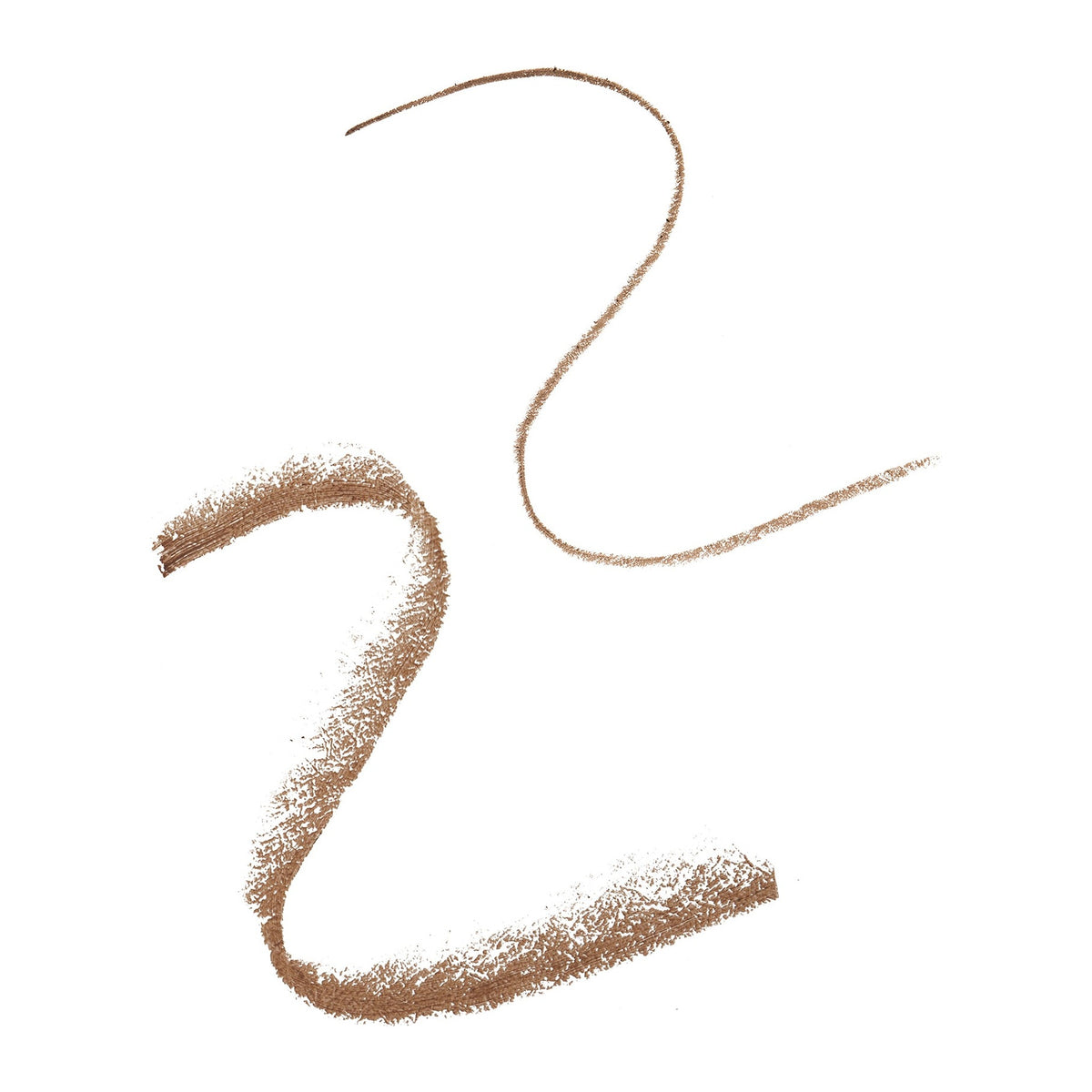 The texture of Natio Angled Brow Pencil Dark Brown swatched