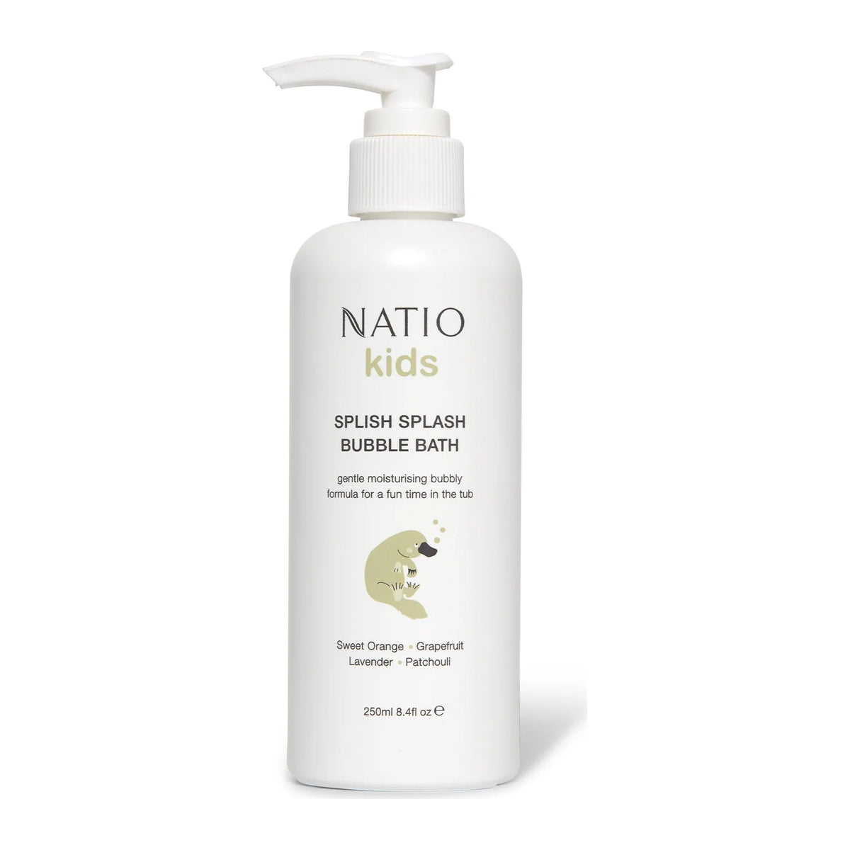 Splish Splash B/B 250ml by Natio, front of pack