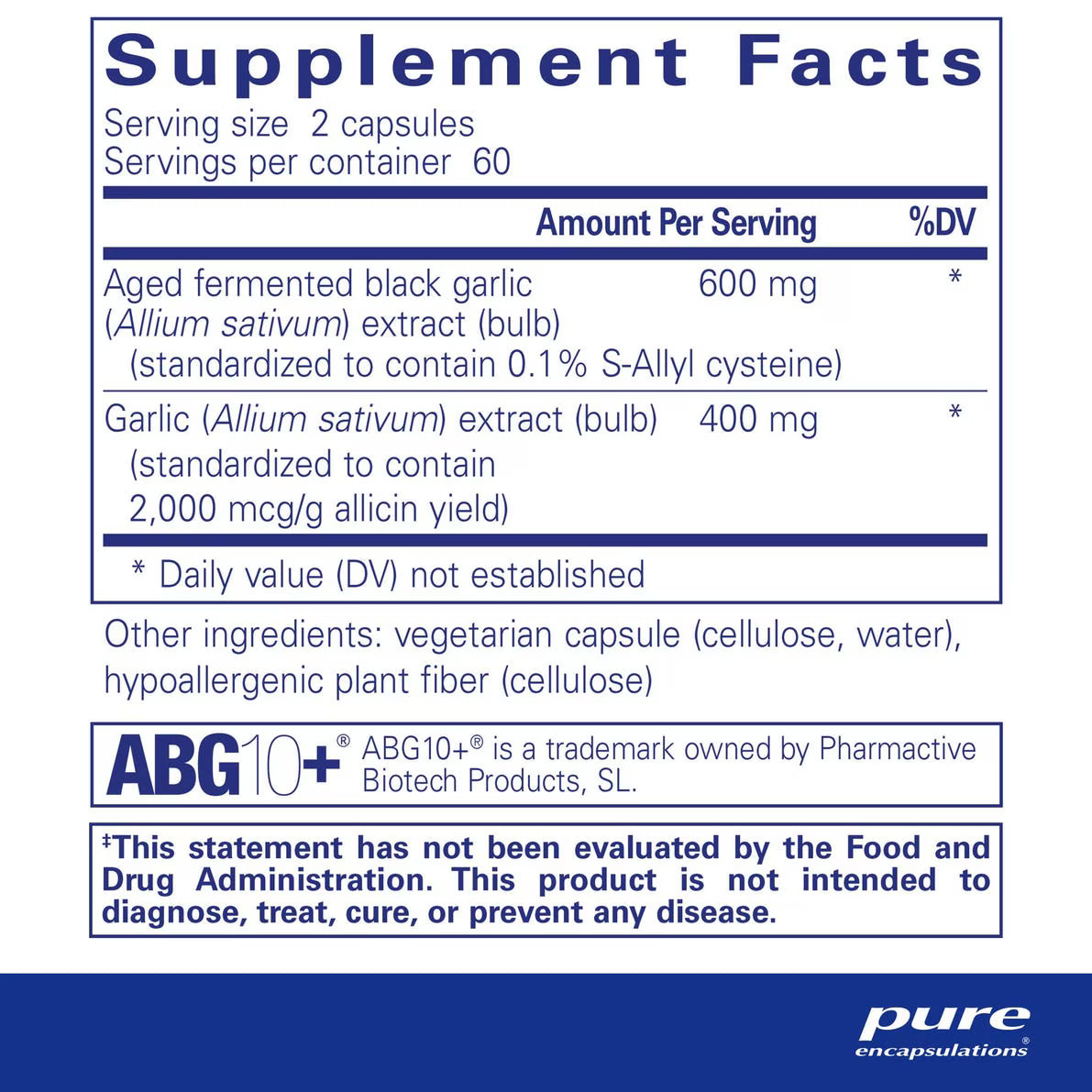 Garlic Complex 120 Capsules-Pure Encapsulations-Matakana Pharmacy