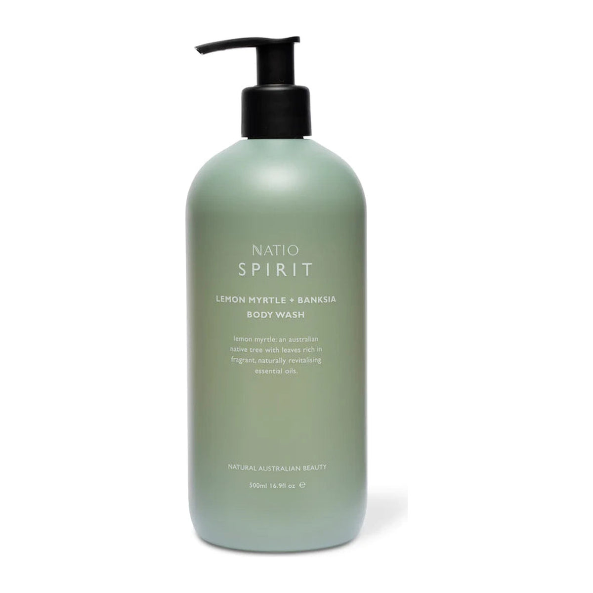 Spirit LM/Banksia B/Wash 500ml by Natio, front of pack