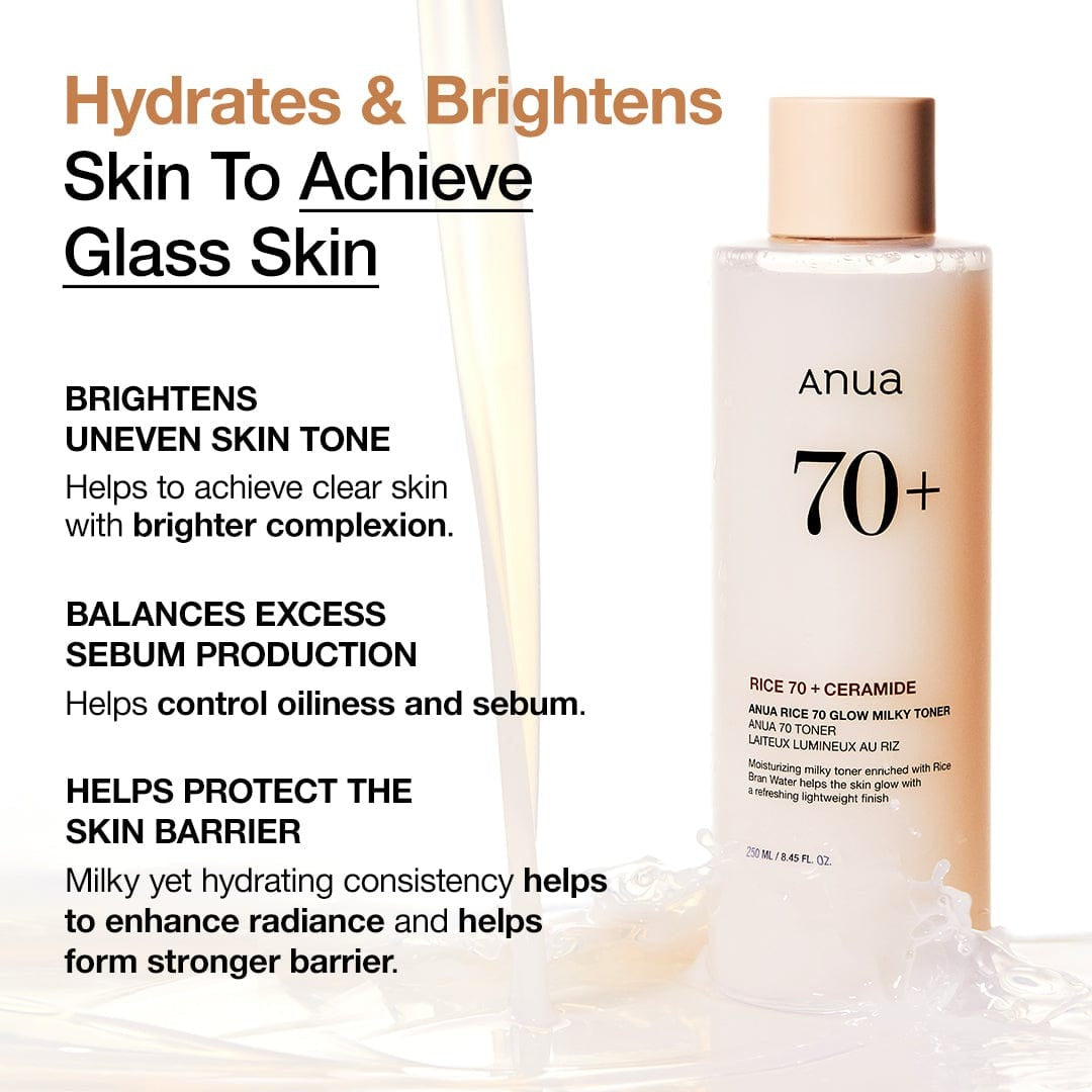 Rice 70 Glow Milky Toner 250ml