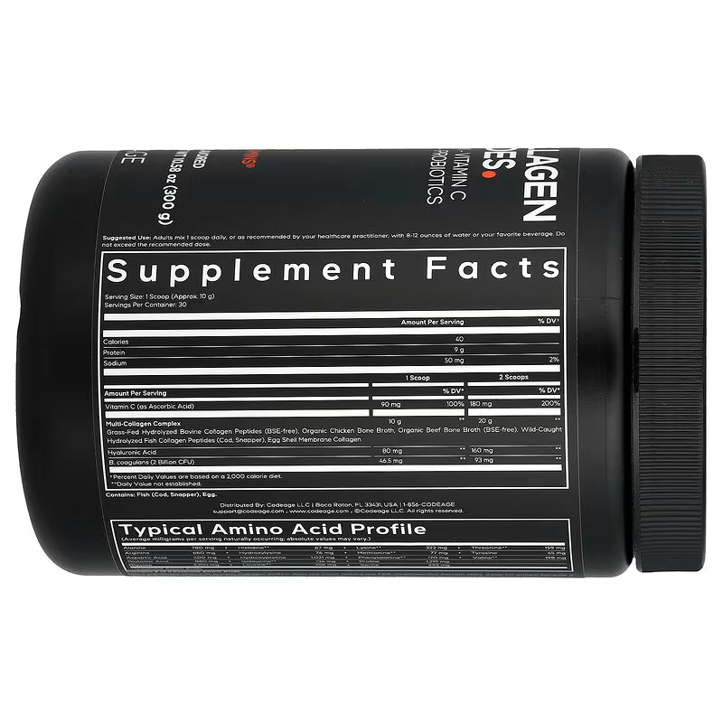 Multi Collagen Peptides+ (Enhanced) 300g-CODEAGE-Matakana Pharmacy