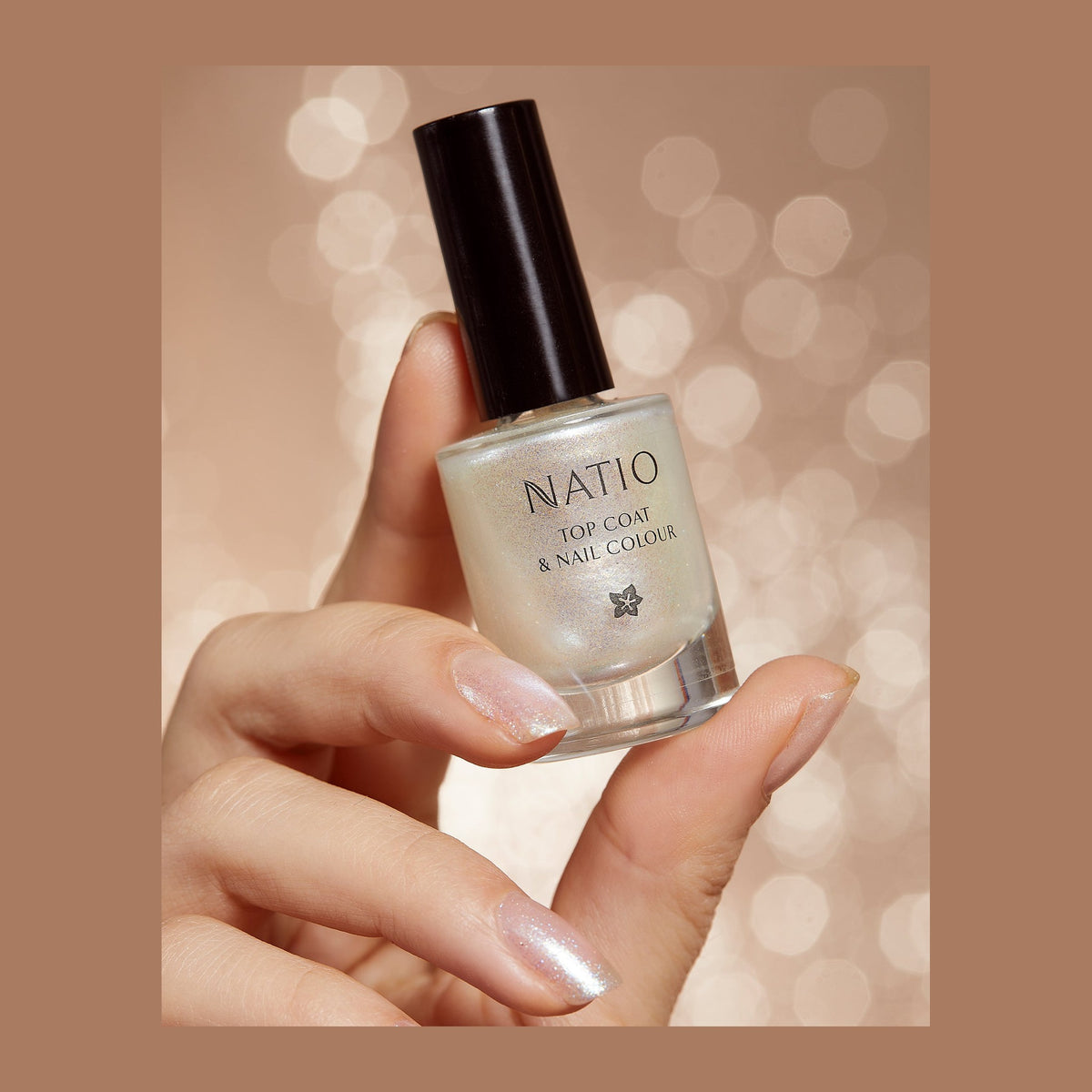 Natio Top Coat & Nail Colour Dazzle