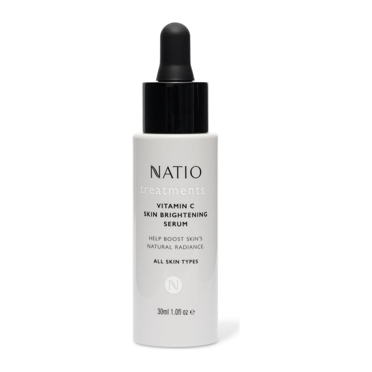 Treatments Vitamin C Skin Brightening Serum 30ml by Natio, front of pack