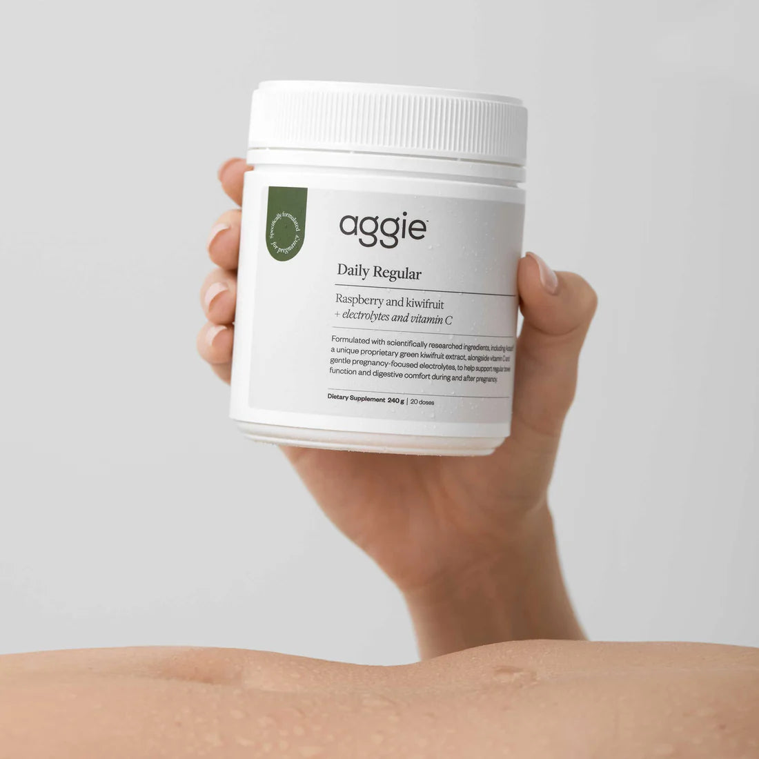 Daily Regular | Raspberry & Kiwifruit Powder 240g-Aggie-Matakana Pharmacy