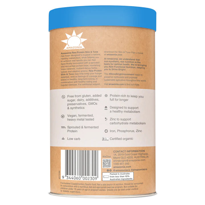 Image of Raw Protein Slim & Tone Triple Chocolate info