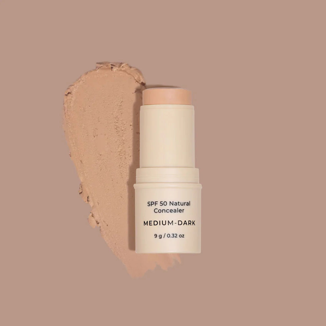 SPF 50 Natural Concealer Medium Dark 9g-Avocado Zinc-Matakana Pharmacy