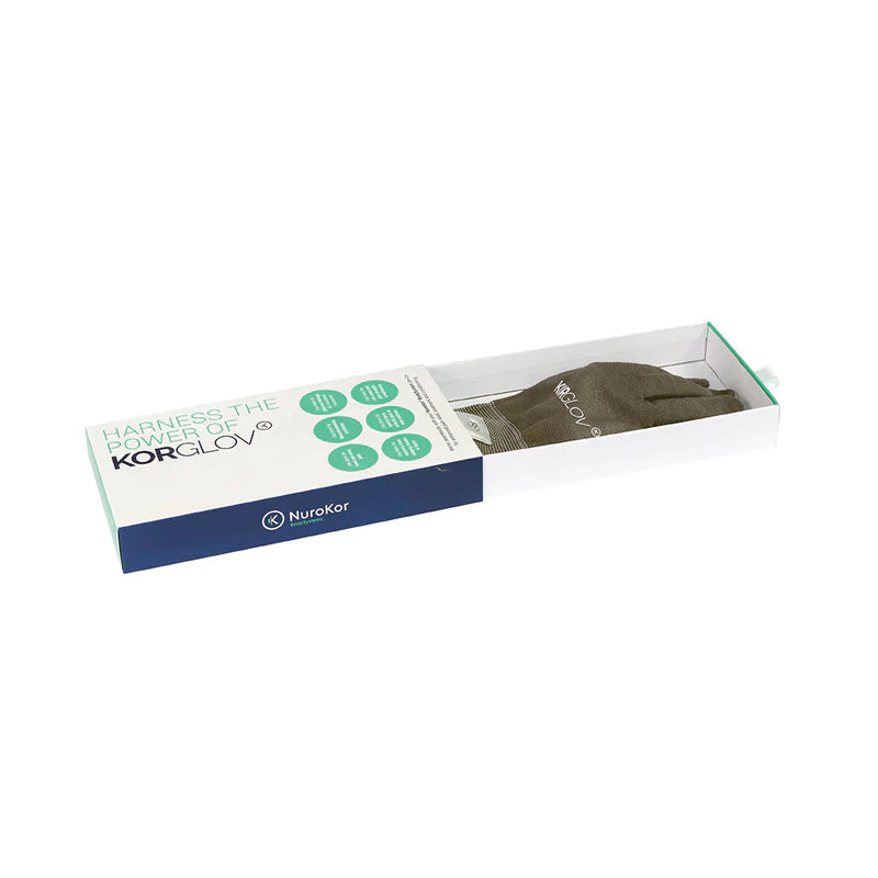 Image of NuroKor KorGlov Treatment Gloves in box
