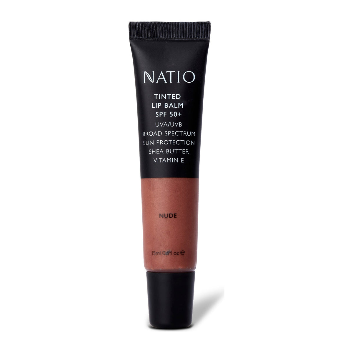 Natio Tinted Lip Balm SPF 50+ Nude, 15ml