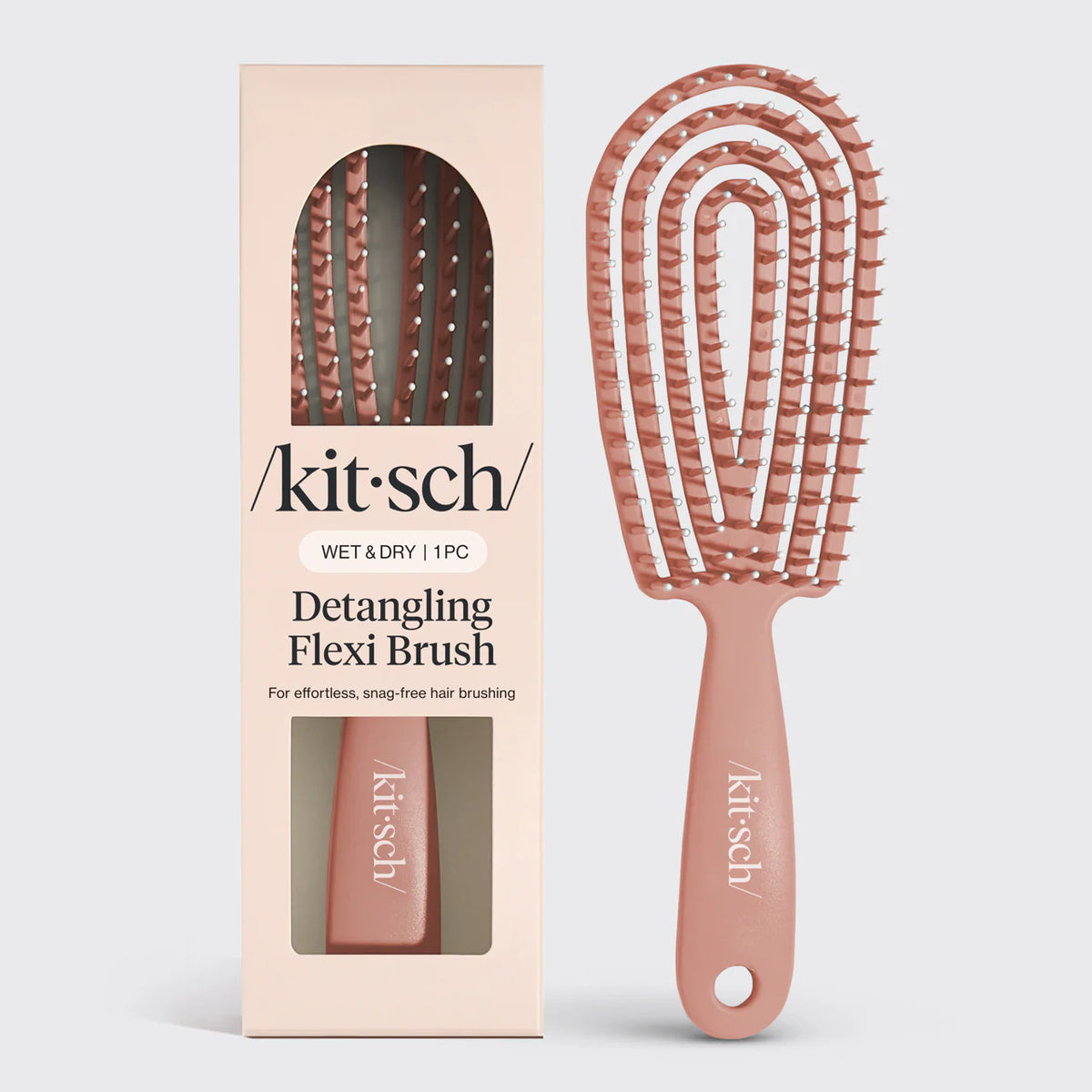 Detangling Flexi Brush - Terracotta-KITSCH-Matakana Pharmacy