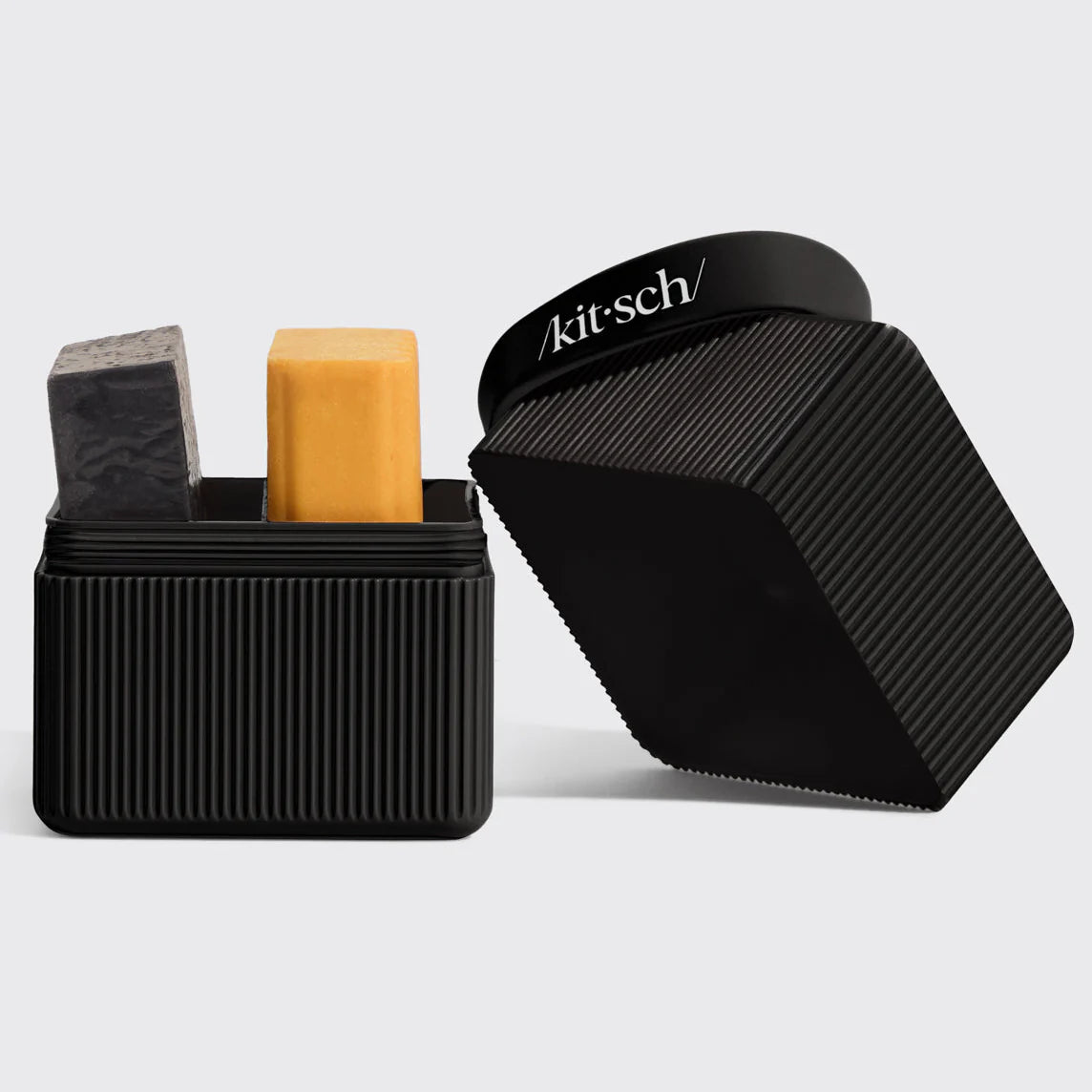 2-Compartment Travel Case - Black-KITSCH-Matakana Pharmacy