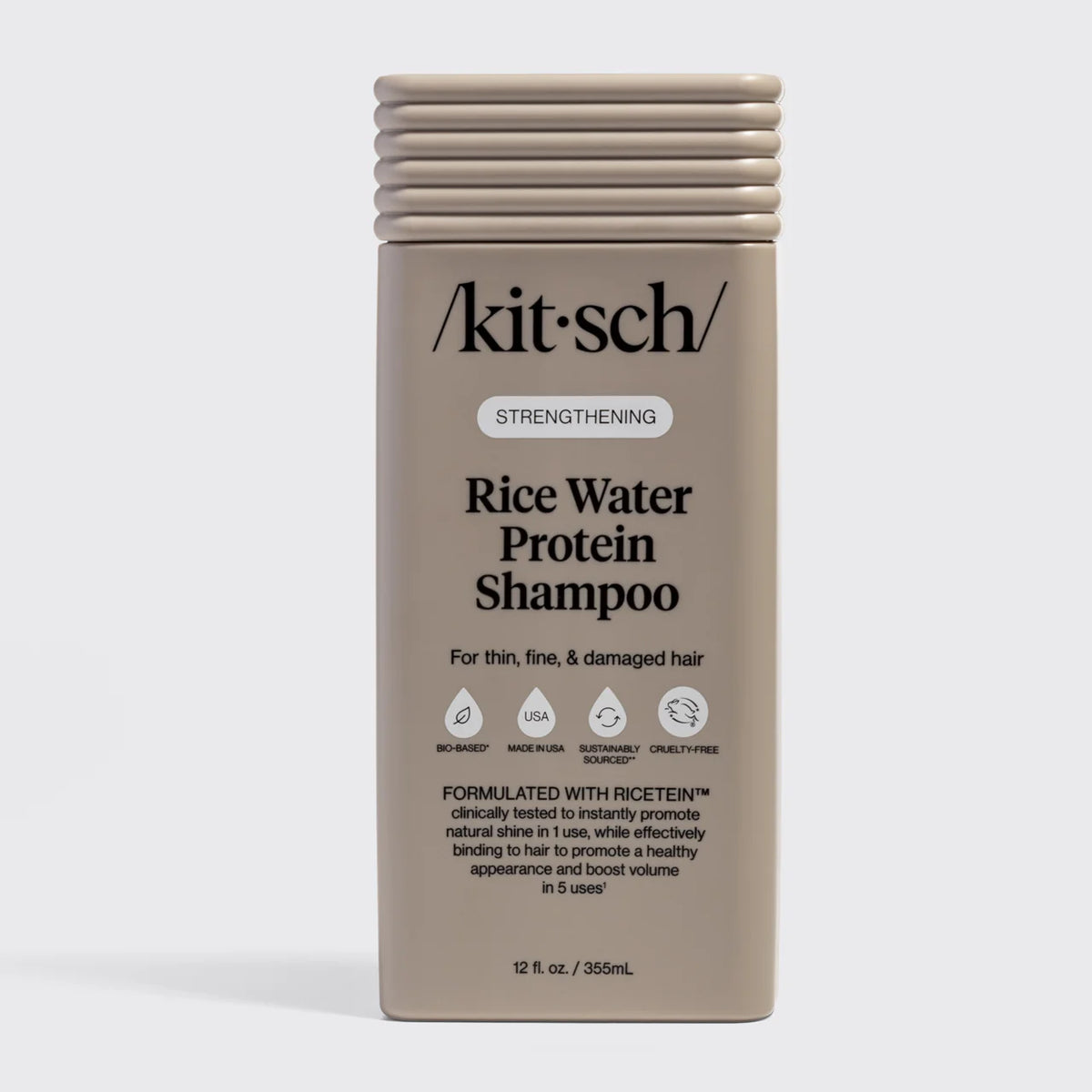 Strengthening Rice Water Shampoo 355ml-KITSCH-Matakana Pharmacy