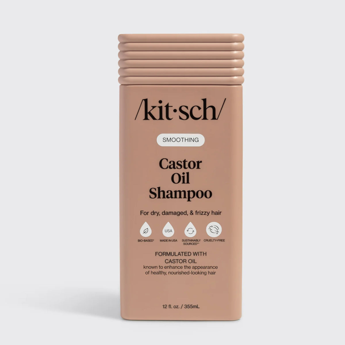 Smoothing Castor Oil Shampoo-KITSCH-Matakana Pharmacy