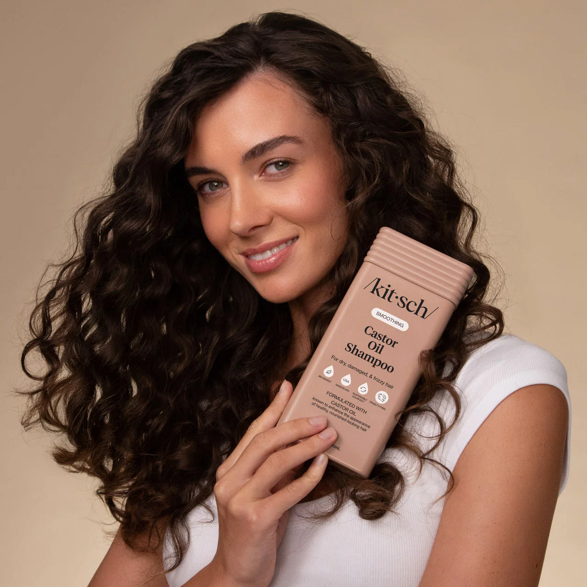 Smoothing Castor Oil Shampoo-KITSCH-Matakana Pharmacy